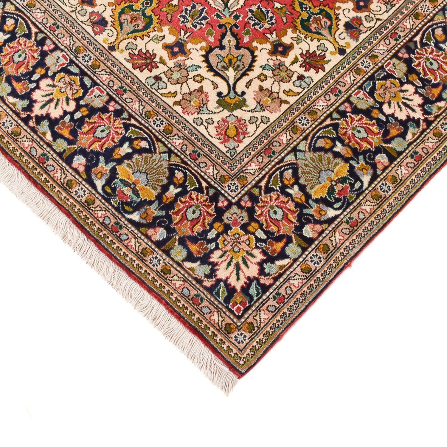 Tapis persan - Tabriz - Royal - 198 x 147 cm - rouge