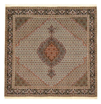 Tapis persan - Tabriz - Royal carré  - 203 x 198 cm - marron clair