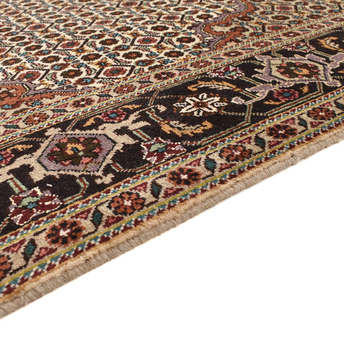 Tapis persan - Tabriz - Royal carré  - 203 x 198 cm - marron clair
