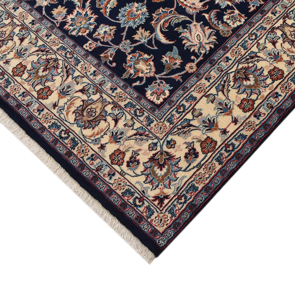 Tapis persan - Classique - 253 x 200 cm - bleu foncé