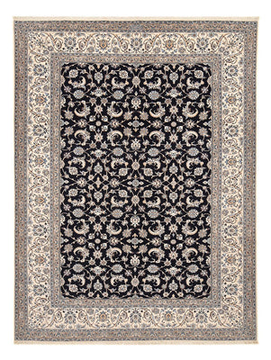 Tapis persan - Nain - Premium - 342 x 258 cm - bleu foncé