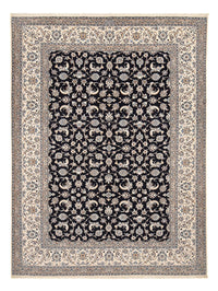 Tapis persan - Nain - Premium - 342 x 258 cm - bleu foncé