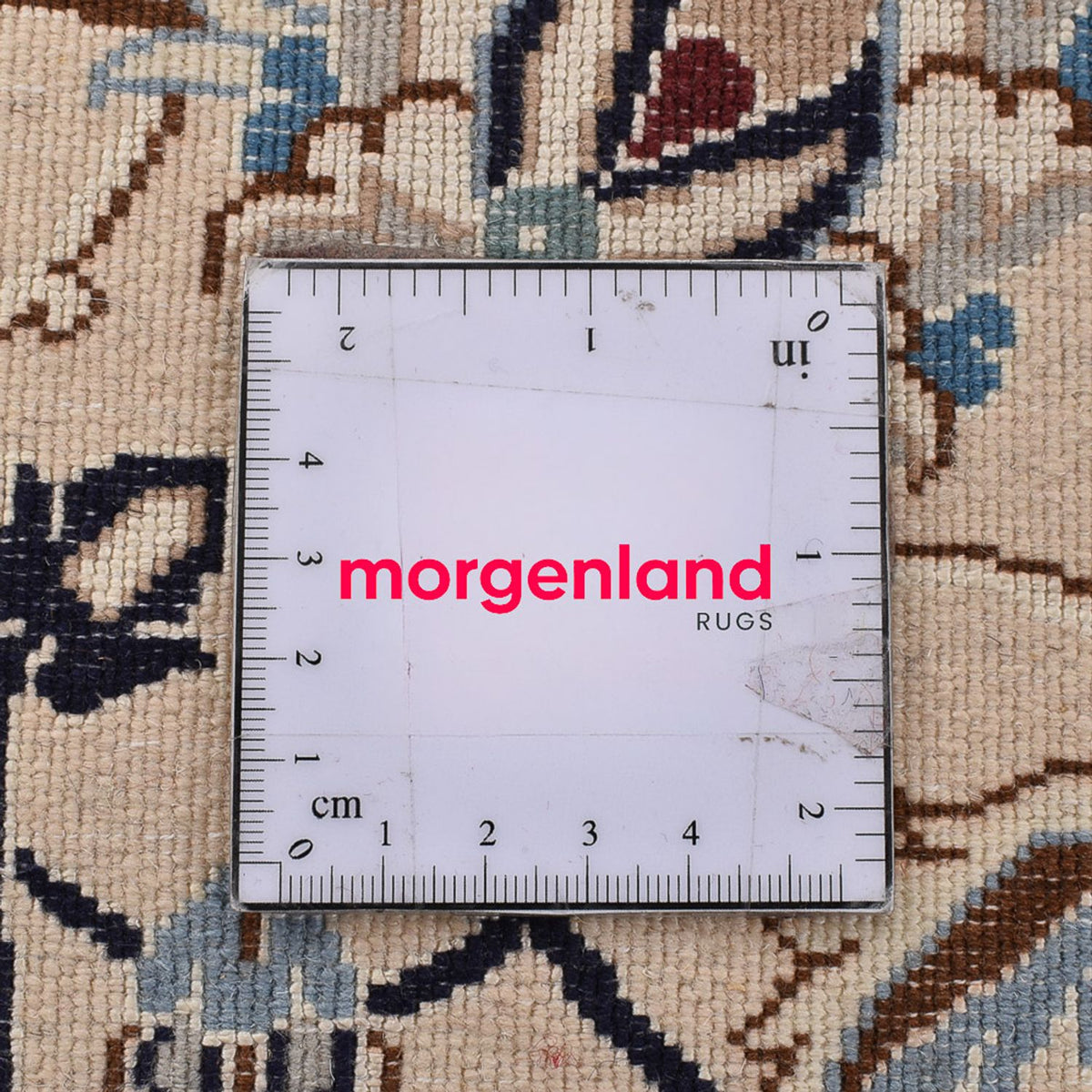 Tapis persan - Nain - Premium - 342 x 258 cm - bleu foncé