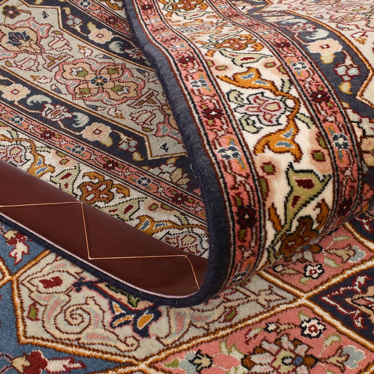 Tapis persan - Tabriz - Royal - 263 x 252 cm - beige foncé
