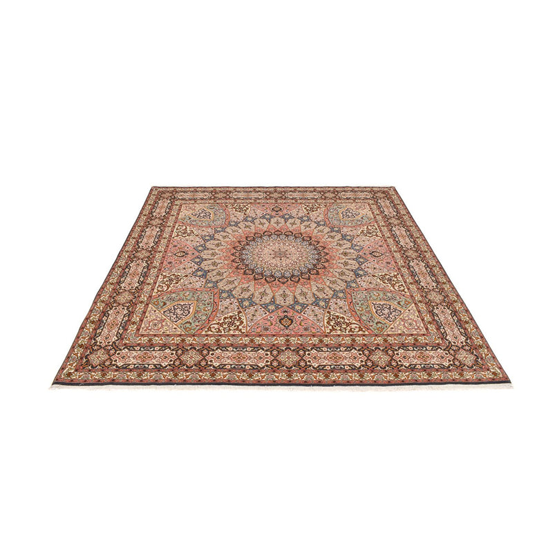 Tapis persan - Tabriz - Royal - 263 x 252 cm - beige foncé
