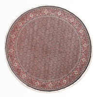 Tapis persan - Bidjar ronde  - 255 x 255 cm - rouille