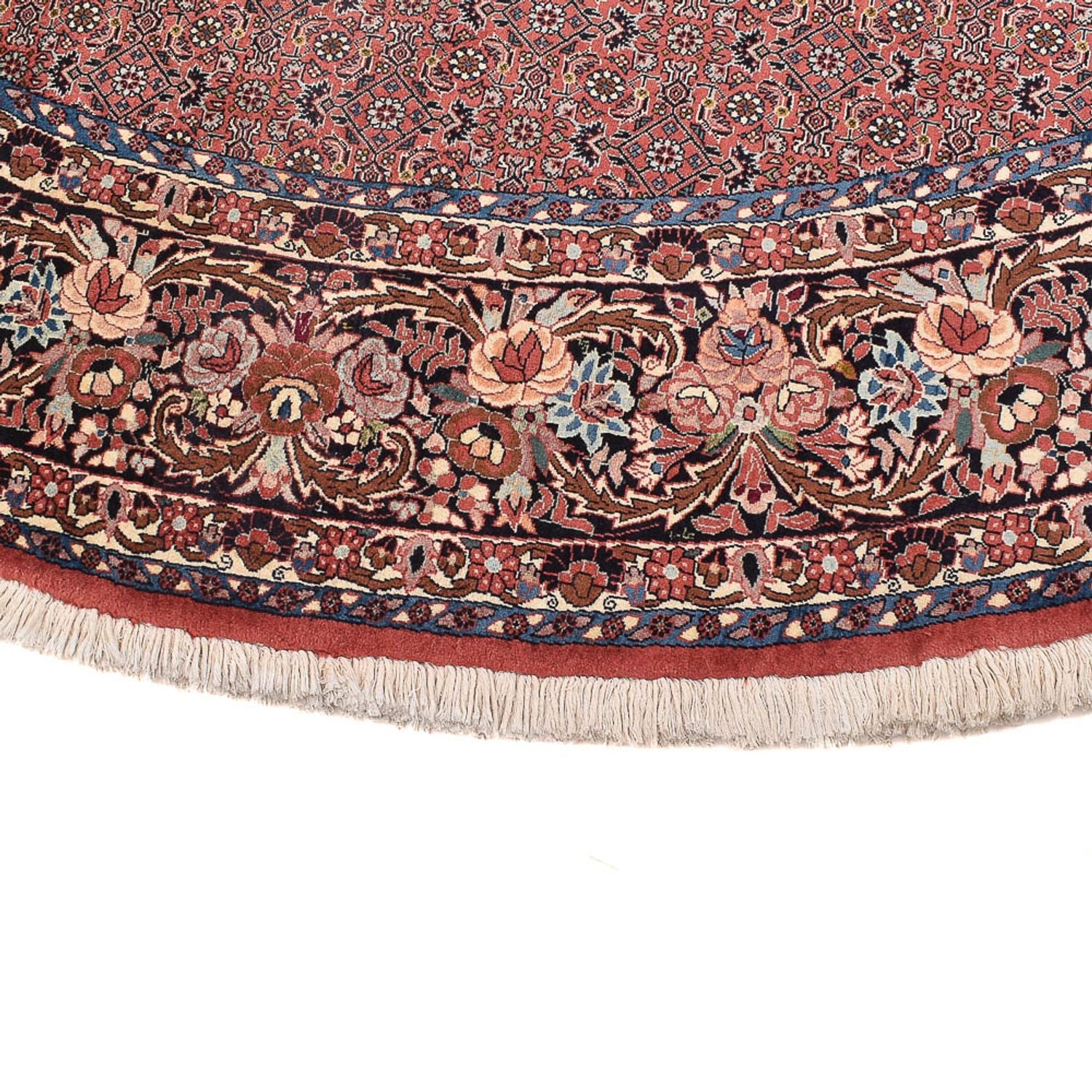 Tapis persan - Bidjar ronde  - 300 x 300 cm - rouille