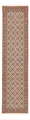 Tapis de couloir Tapis persan - Tabriz - Royal - 304 x 74 cm - marron clair