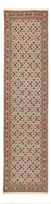 Tapis de couloir Tapis persan - Tabriz - Royal - 304 x 74 cm - marron clair