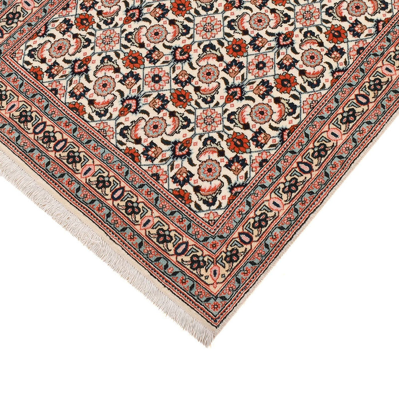 Tapis de couloir Tapis persan - Tabriz - Royal - 304 x 74 cm - marron clair