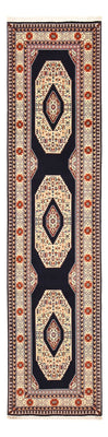 Tapis de couloir Tapis persan - Tabriz - Premium - 300 x 73 cm - bleu foncé