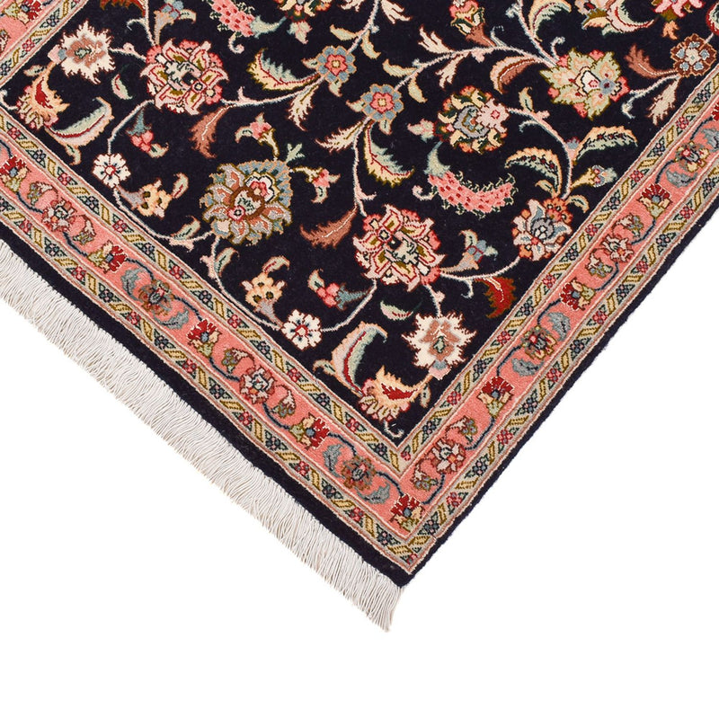 Tapis de couloir Tapis persan - Tabriz - Premium - 300 x 66 cm - bleu foncé