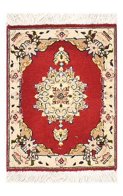 Tapis persan - Tabriz - Premium - 40 x 30 cm - rouge