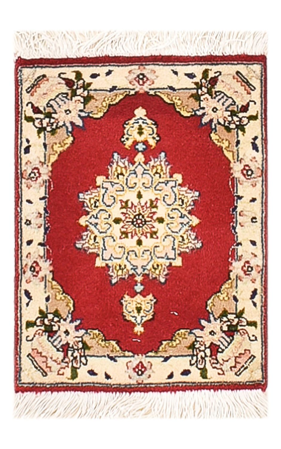 Tapis persan - Tabriz - Premium - 40 x 30 cm - rouge