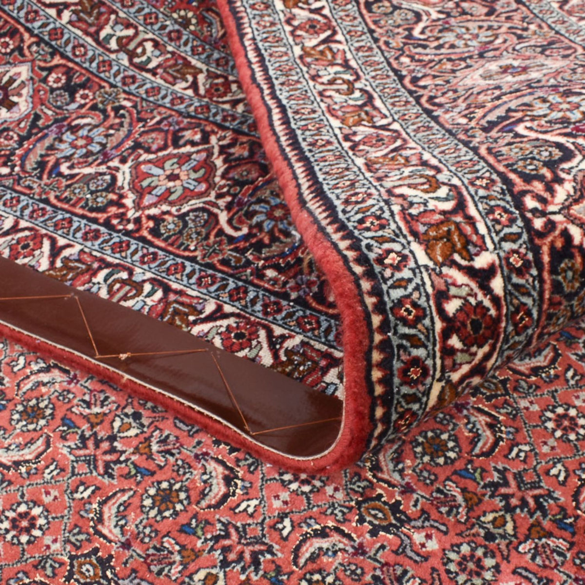 Tapis persan - Bidjar - 392 x 205 cm - rouille