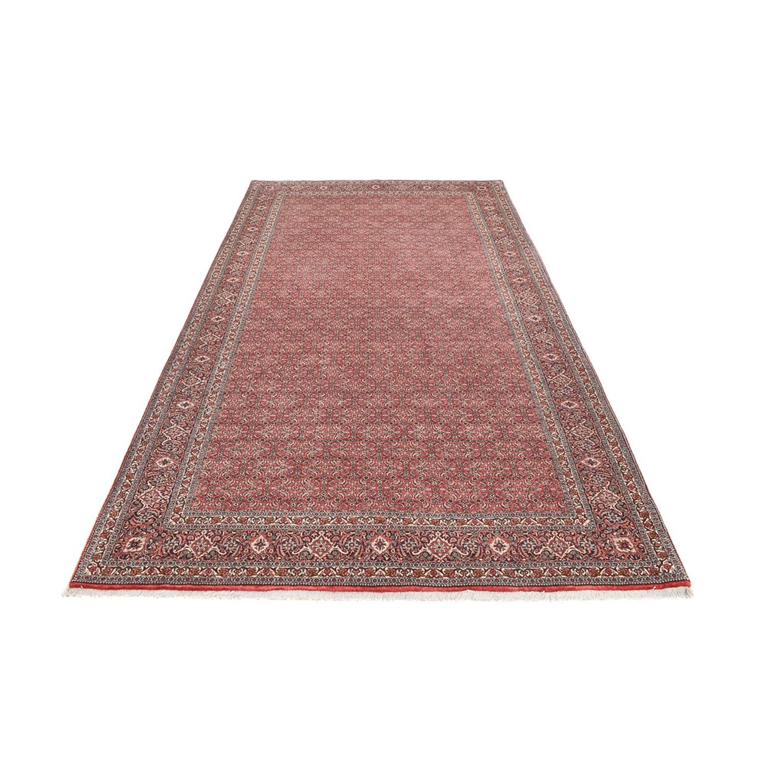 Tapis persan - Bidjar - 392 x 205 cm - rouille