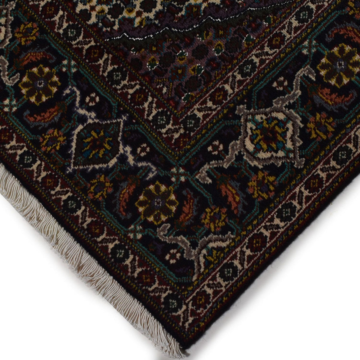 Tapis persan - Tabriz - Royal - 208 x 150 cm - marron foncé
