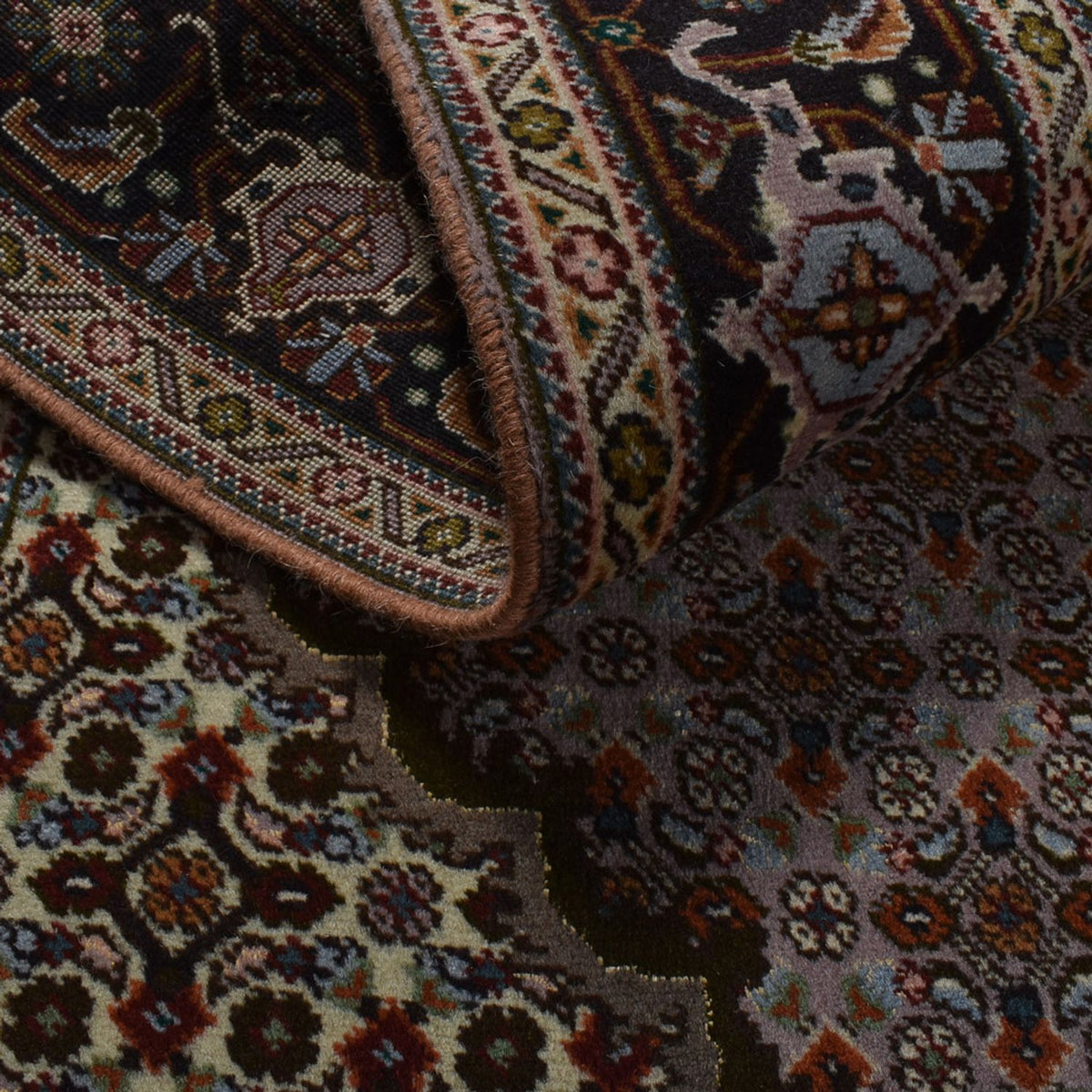 Tapis persan - Tabriz - Royal - 197 x 156 cm - rouge clair