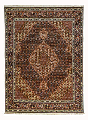 Tapis persan - Tabriz - Royal - 202 x 152 cm - marron