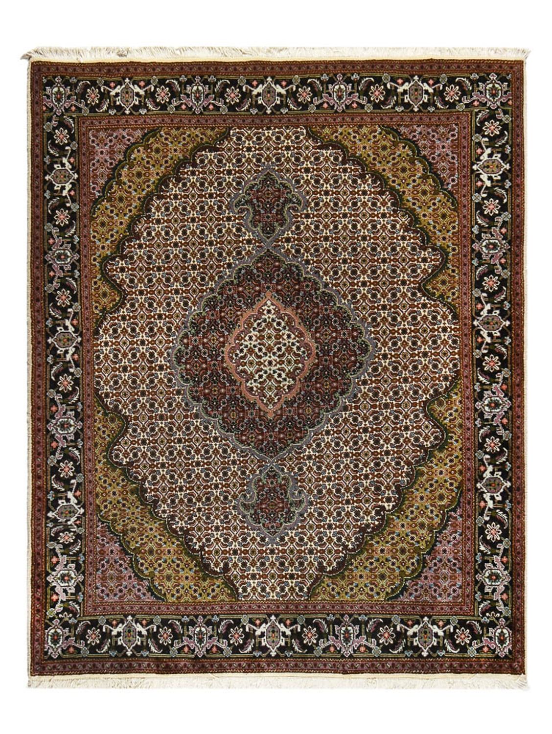 Tapis persan - Tabriz - Royal - 196 x 155 cm - multicolore