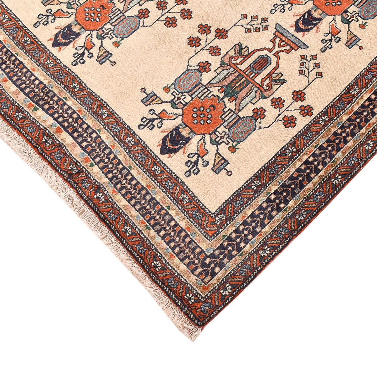 Tapis persan - Nomadic - 230 x 195 cm - beige