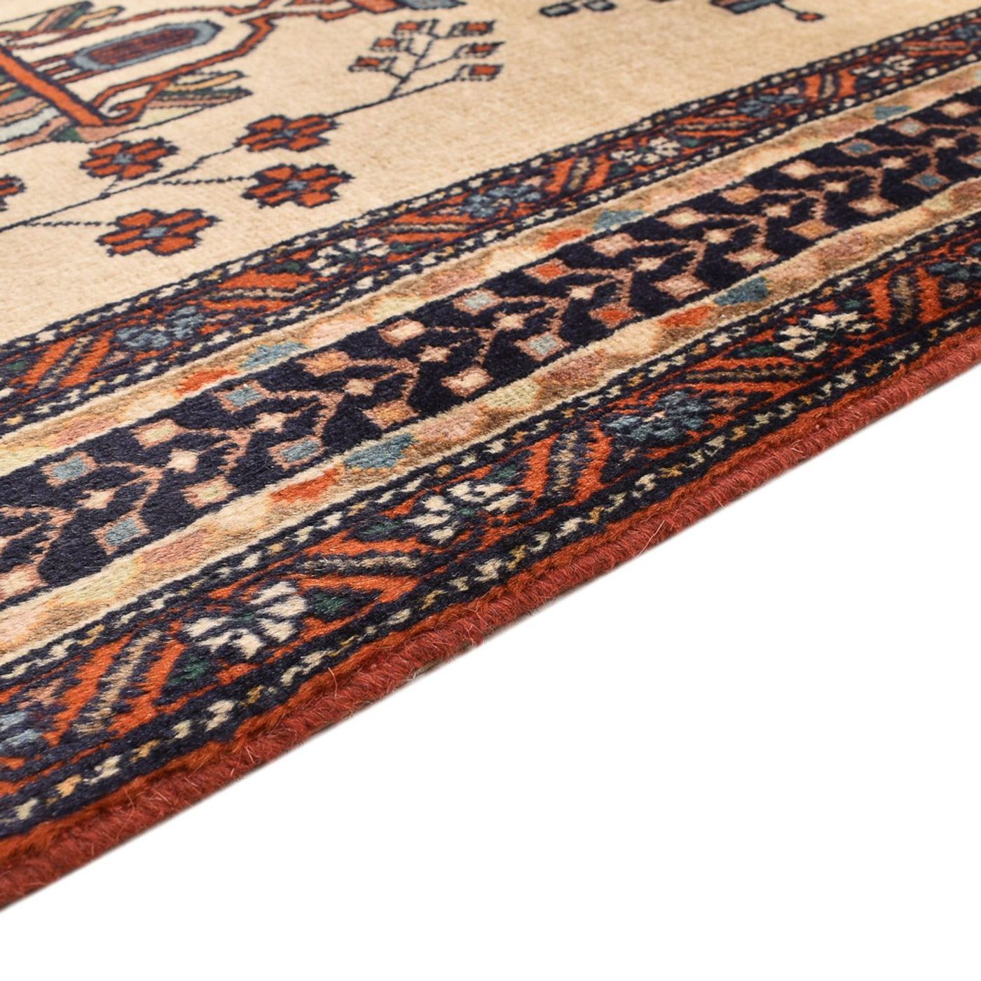 Afshar Sirjan Tapis 230x195cm - Tapis persan