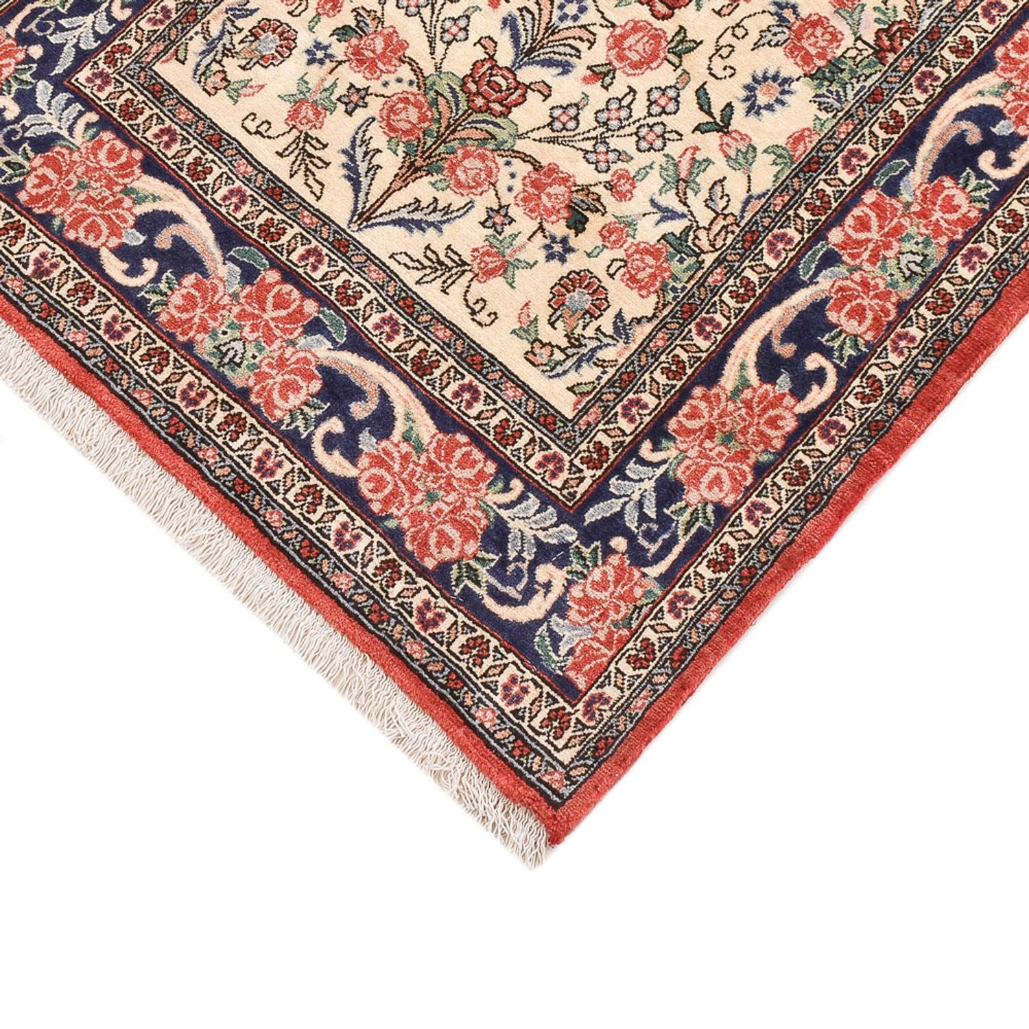 Tapis de couloir Tapis persan - Bidjar - 220 x 80 cm - crème