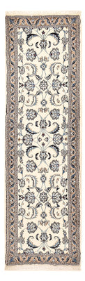 Tapis de couloir Tapis persan - Nain - Royal - 195 x 58 cm - crème