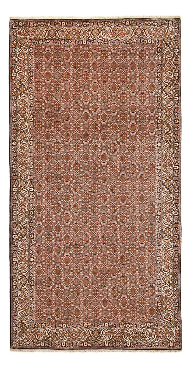 Tapis de couloir Tapis persan - Bidjar - 400 x 202 cm - marron clair