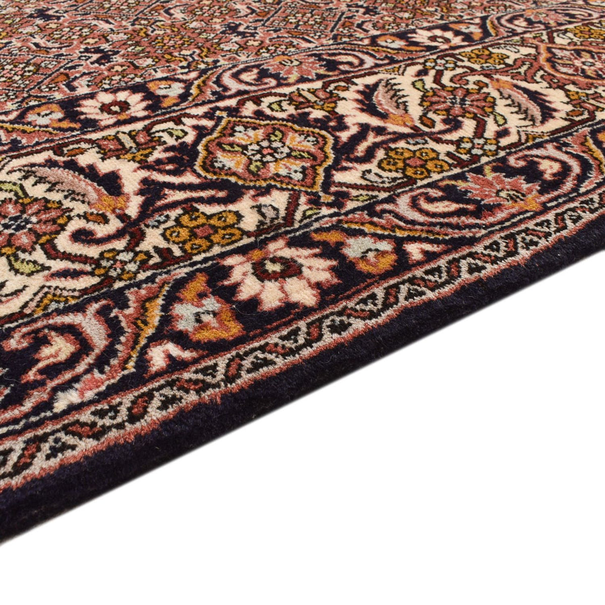 Tapis de couloir Tapis persan - Bidjar - 400 x 202 cm - marron clair