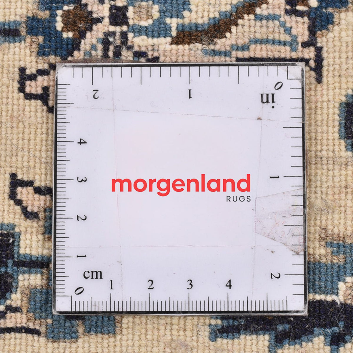 Tapis de couloir Tapis persan - Nain - Royal - 192 x 61 cm - crème