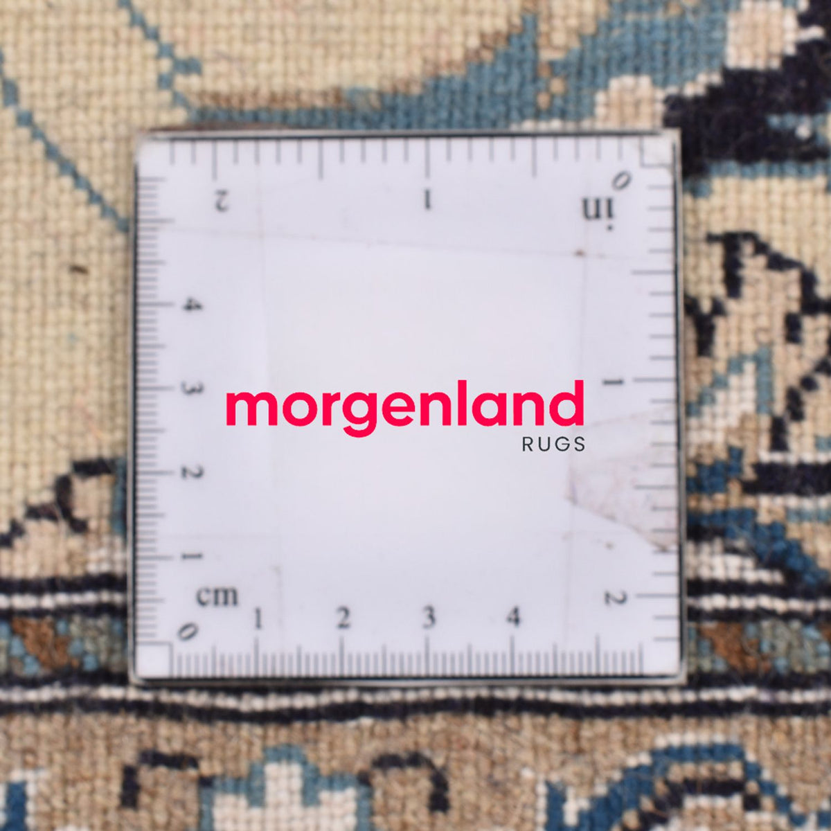 Tapis de couloir Tapis persan - Nain - Royal - 185 x 61 cm - crème