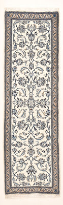 Tapis de couloir Tapis persan - Nain - Royal - 190 x 60 cm - crème