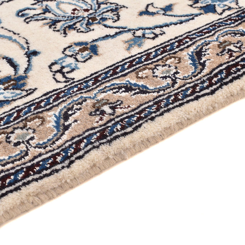Tapis de couloir Tapis persan - Nain - Royal - 190 x 60 cm - crème