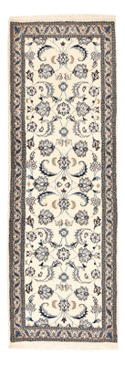 Tapis de couloir Tapis persan - Nain - Royal - 188 x 60 cm - crème
