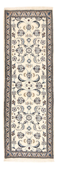 Tapis de couloir Tapis persan - Nain - Royal - 188 x 60 cm - crème