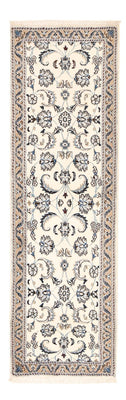 Tapis de couloir Tapis persan - Nain - Royal - 198 x 59 cm - crème
