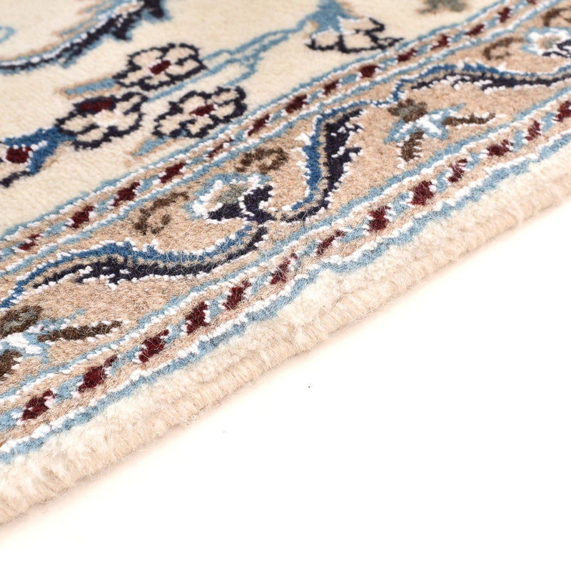 Tapis de couloir Tapis persan - Nain - Royal - 198 x 59 cm - crème