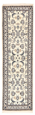 Tapis de couloir Tapis persan - Nain - Royal - 195 x 57 cm - crème