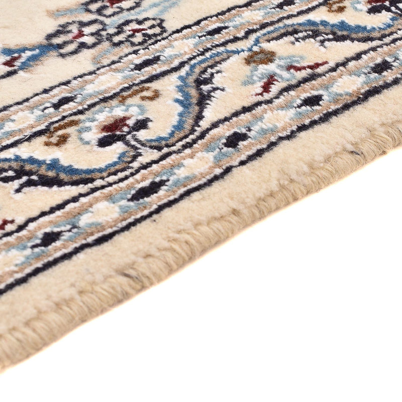 Tapis de couloir Tapis persan - Nain - Royal - 192 x 58 cm - crème