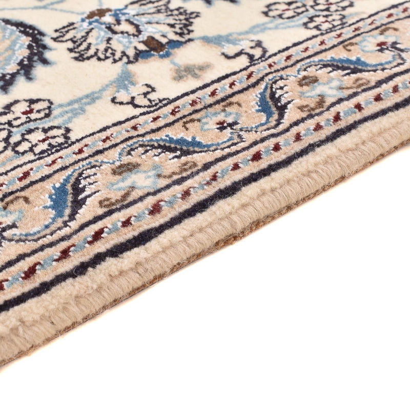 Tapis de couloir Tapis persan - Nain - Royal - 193 x 62 cm - crème