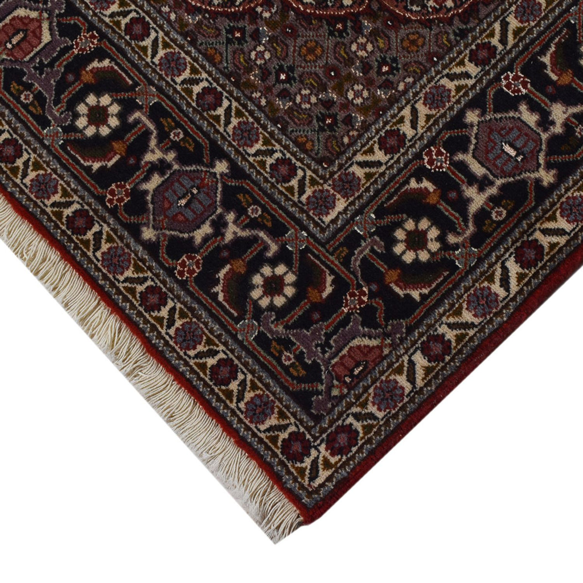 Tapis persan - Tabriz - Royal - 200 x 150 cm - rouge foncé
