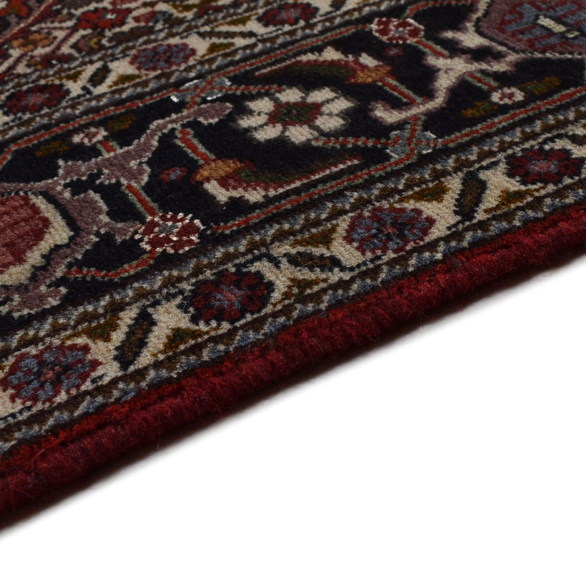 Tapis persan - Tabriz - Royal - 200 x 150 cm - rouge foncé
