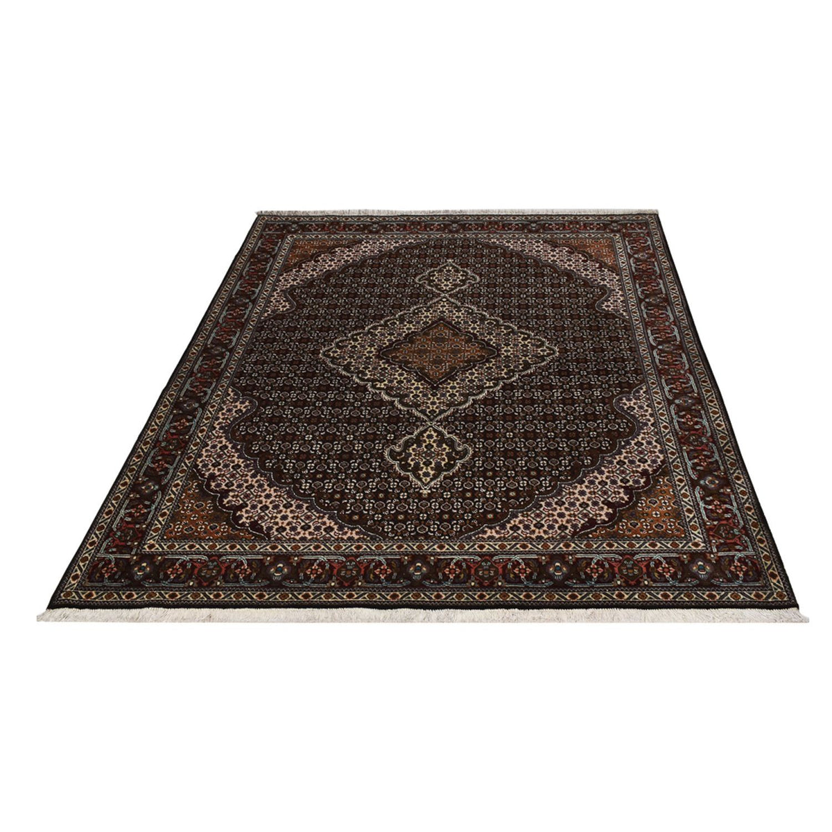 Tapis persan - Tabriz - Royal - 207 x 154 cm - anthracite