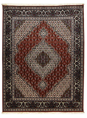 Tapis persan - Tabriz - Royal - 200 x 154 cm - rouge