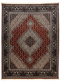 Tapis persan - Tabriz - Royal - 200 x 154 cm - rouge