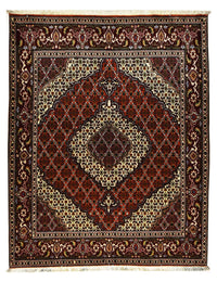 Tapis persan - Tabriz - Royal - 200 x 155 cm - rouge foncé