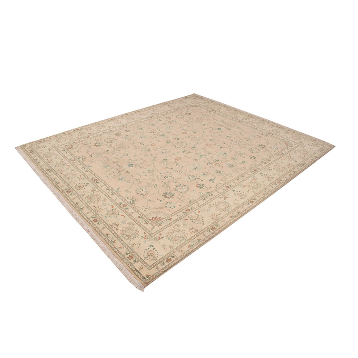 Tapis persan - Tabriz - Royal - 300 x 250 cm - beige