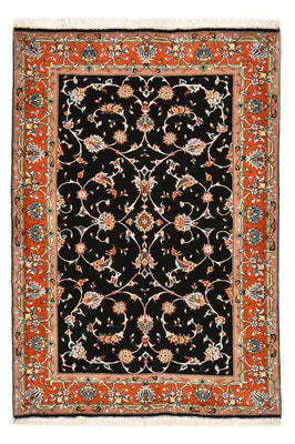 Tapis persan - Tabriz - Royal - 150 x 102 cm - bleu foncé