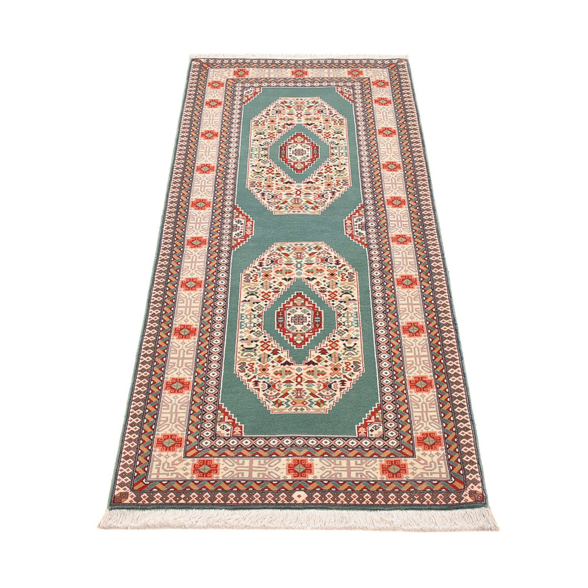 Tapis de couloir Tapis persan - Tabriz - Royal - 192 x 70 cm - multicolore